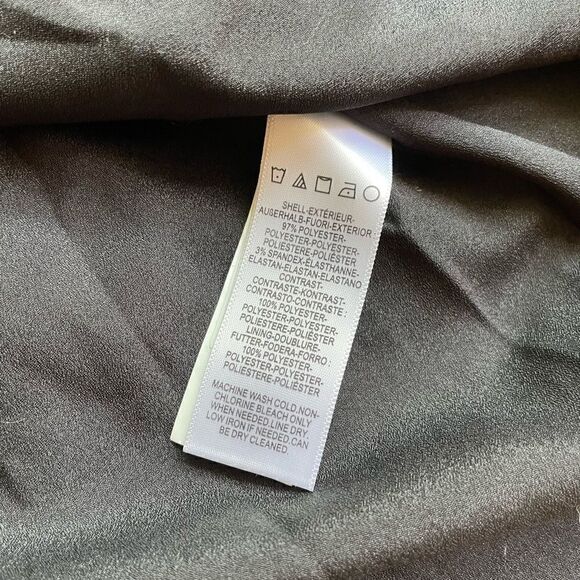 DRESS THE POPULATION Alicia Mixed Media Midi Dress Size M - Picture 4 of 10